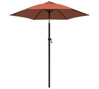 Qnhdfrt Ombrellone da Giardino Inclinabile 200x224 cm Terracotta