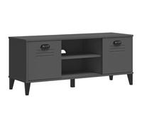 Qnhdfrt Panca Portascarpe VIKEN Antracite 106x35x45 cm in Legno