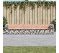 Qnhdfrt Panchina da giardino per esterni, in legno massello, 347 x 71 x 65,5 cm, con 2 panchine angolari e 1 panchina centrale, robusta, resistente alle intemperie, per giardino, balcone, terrazza