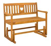 Qnhdfrt Panchina Glider da Giardino in Legno di Acacia 110x59x97 cm