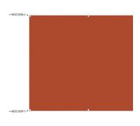 Qnhdfrt Paravento Verticale Balcone 140x800 cm Terracotta Oxford