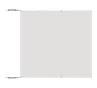 Qnhdfrt Paravento Verticale Balcone Bianco 60x800cm Tessuto Oxford