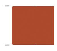 Qnhdfrt Paravento Verticale da Balcone 100x1200 cm Terracotta