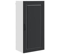 Qnhdfrt Pensile da Cucina PORTO Nero in Legno Ingegnerizzato 50x31x100 cm