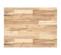 Qnhdfrt Piano in legno di acacia, 80 x 60 x 4 cm, rettangolare, design moderno, robustezza e durata, per bagno, cucina e corridoio