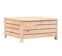 Qnhdfrt Poggiapiedi da Giardino con Cuscino in Legno di Pino Massello | Sgabello ottomana modulare per patio e terrazza, dotato di comodo vano portaoggetti sotto la seduta.