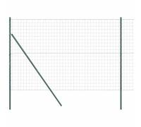 Qnhdfrt Recinzione a Rete per Giardino 10x1,6 m Verde con Paletti