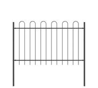 Qnhdfrt Recinzione Giardino BOXTEL 7 Pezzi 11,9x1,5 m Grigia