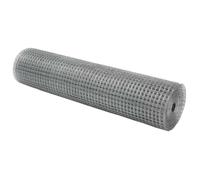 Qnhdfrt Recinzione in Rete Saldata 1000x40 cm Argento per Giardino