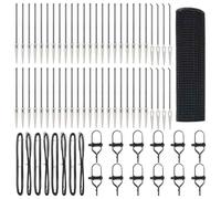 Qnhdfrt Recinzione Rete Saldata con Pali e Picchetti, Kit da 100 x 0,8 m