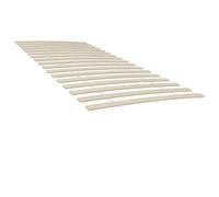 Qnhdfrt Rete a doghe in legno di pioppo massiccio, 2 pezzi, 100 x 200 cm, pieghevole, con 34 doghe rotanti per un comfort ottimale e una lunga durata