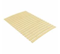 Qnhdfrt Rete a doghe in legno massello di pioppo 200 x 80 cm con 17 doghe a molla per letti a castello e letti a piattaforma, robusta e durevole