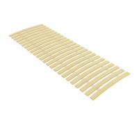 Qnhdfrt Rete di ricambio a doghe in legno massello di pioppo 200 x 70 cm con 24 doghe arrotolabili per una ventilazione ottimale e un sostegno del materasso, pieghevole e senza montaggio