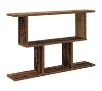 Qnhdfrt Scaffale da Parete Legno Antico, 4 Scomparti, 80 x 15 x 50,5 cm | Mobile sospeso salvaspazio con 4 scomparti per soggiorno e ingresso. Portaoggetti moderno in legno ingegnerizzato.