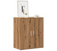 Qnhdfrt Scarpiera Artisan, in legno di quercia, 60 x 35 x 70 cm, con ante a 5 scomparti, sottile, salvaspazio, per corridoio e ingresso