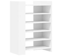 Qnhdfrt Scarpiera Salvaspazio Bianca 74,5x37,5x100 cm in Legno Multistrato