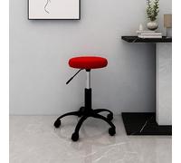 Qnhdfrt Sedia da ufficio girevole in velluto, altezza regolabile, 31 x 42 - 54 cm, con ruote e molla a gas, per casa, ufficio, camera da letto, tavolo da toeletta