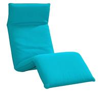 Qnhdfrt Sedia pieghevole da pavimento, sdraio con schienale regolabile in 5 posizioni, divano da pavimento per giardino e tempo libero, dimensioni 175 x 54 x 8,5 cm, robusta struttura in metallo e