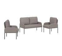 Qnhdfrt Set 3 Divani da Soggiorno Talpa 115x56x80 cm Legno Compensato