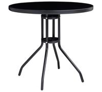 Qnhdfrt Set da Bistrot 5 pz da Giardino con Tavolo Tondo e 4 Sedie