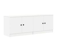 Qnhdfrt Set di 2 Armadietti per Letto a Soppalco Bianco 66x35x48 cm | Mobile contenitore salvaspazio per camera da letto, ideale sotto il letto a castello o come unità autonoma.