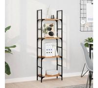 Qnhdfrt Set di 2 mensole sospese, 60 x 20 x 2 cm, in acacia massiccia, trattate con olio, per libreria, portaspezie e bagno, salvaspazio, per soggiorno, cucina, bagno