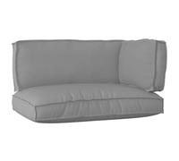 Qnhdfrt Set di 3 cuscini di seduta grigi rettangolari in tessuto Oxford per soggiorno comfort e decorazione elegante con imbottitura in poliestere morbido