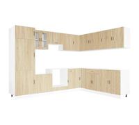 Qnhdfrt Set Mobili da Cucina 14 Pezzi Rovere Sonoma Porto