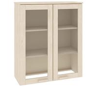Qnhdfrt Sopralzo Credenza HAMAR Ambra 85x35x100 cm Legno Pino e MDF