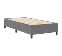 Qnhdfrt Struttura Letto Singolo 90x200 cm Piattaforma Grigio Chiaro