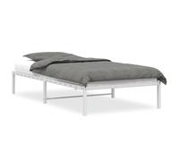 Qnhdfrt Struttura Letto Singolo in Acciaio Bianco 107x203 cm