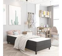 Qnhdfrt Struttura per letto a molle, 80 x 200 cm, design elegante con robusto MDF e struttura in metallo, facile da montare per camera da letto, letto degli ospiti o camera dei ragazzi