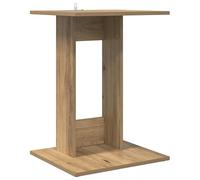 Qnhdfrt Tavolino Laterale Rovere in Legno Ingegnerizzato 45x40x62,5 cm | Supporto stabile e sobrio per lampade e bevande, adatto per valorizzare il soggiorno e la camera da letto.