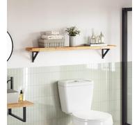 Qnhdfrt Tavolo 160 x 20 cm in legno di acacia non trattato, design moderno e durevole, per soggiorno, cucina, giardino, bistrot