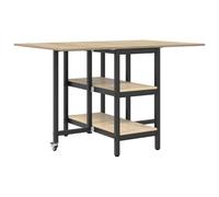 Qnhdfrt Tavolo da Pranzo Allungabile Pieghevole 122x80x76,5 cm