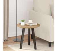 Qnhdfrt Tavolo da pranzo in rovere artigianale, 40 cm, rotondo, 1,5 cm, sottile, in legno robusto e durevole, moderno, per soggiorno, cucina, ufficio