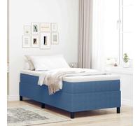 Qnhdfrt Telaio letto a piattaforma, blu, 80 x 200 cm, design moderno con struttura in legno stabile, sottile, per camera da letto e camera degli ospiti