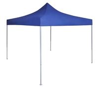 Qnhdfrt Tenda da Party Pieghevole 291x291 cm, Gazebo Pop-Up Blu