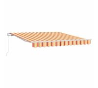 Qnhdfrt Tenda da Sole Retrattile 300 x 250 cm per Terrazzo e Giardino | Copertura parasole avvolgibile con manovella per balcone o veranda, ideale per creare zone d'ombra fresche.