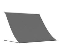 Qnhdfrt Tenda da Sole Retrattile da Esterno 200x150 cm Acciaio Antracite