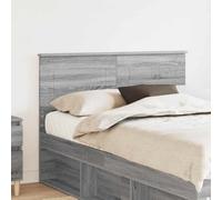Qnhdfrt Testiera 123 x 7 x 100 cm, colore grigio, materiale in legno Sonoma, azienda straniera, design moderno, durevole e facile da pulire, come testiera per camera da letto, stile urbano e casa di