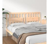 Qnhdfrt Testiera 155,5 x 100 cm in pino massiccio non trattato, design rustico come schienale testiera letto per camera da letto e camera degli ospiti