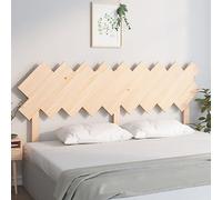Qnhdfrt Testiera 178 x 3 x 80,5 cm in legno di pino massello non trattato come testiera rustica con comodo schienale per dormire e camera degli ospiti