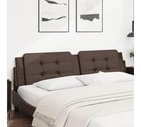 Qnhdfrt Testiera 200 cm marrone ecopelle Zara testiera letto con imbottitura in schiuma Design moderno e comodo schienale per camera da letto