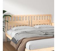 Qnhdfrt Testiera 205 x 100 cm in pino massiccio non trattato, testiera rustica come comodo schienale per dormire e camera degli ospiti