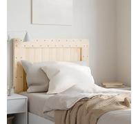 Qnhdfrt Testiera 80 x 104 cm in legno di pino massiccio non trattato, fascino rustico e telaio stabile, comodo schienale per leggere e guardare la TV, per camera da letto matrimoniale e camera dei