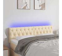 Qnhdfrt Testiera a LED, 144 x 78/88 cm, con illuminazione colorata, regolabile in altezza e ritagliabile, telaio in legno solido per letto in camera da letto