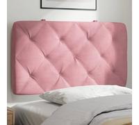 Qnhdfrt Testiera cuscino rosa 92 x 48 cm in velluto con trapuntatura a rombi comodo schienale per letto 90 cm di larghezza moderna tappezzeria da parete per camera da letto e camera degli ospiti