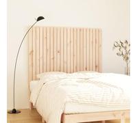 Qnhdfrt Testiera da parete in legno di pino massiccio, 140 x 110 cm, in legno non trattato, schienale per camera da letto, design moderno, con montaggio a parete