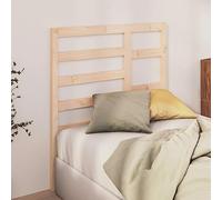 Qnhdfrt Testiera in legno massello di pino 96 x 104 cm, design moderno a listelli, schienale stabile per leggere, compatibile con telaio del letto per camera da letto